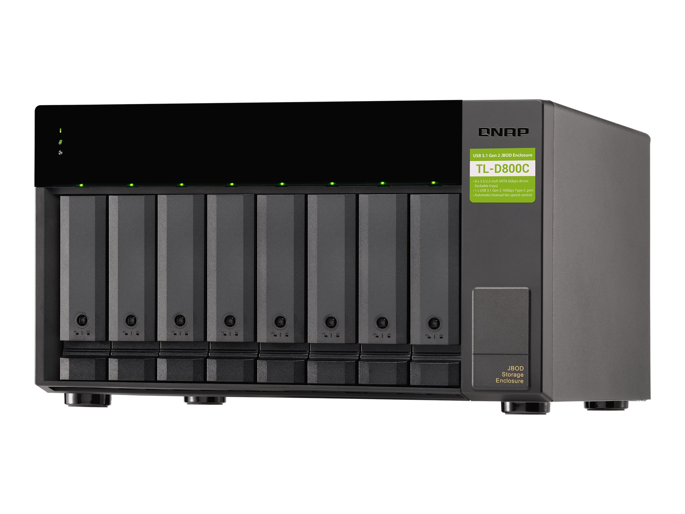 QNAP TL-D800C 8-bay desktop exp. Unit