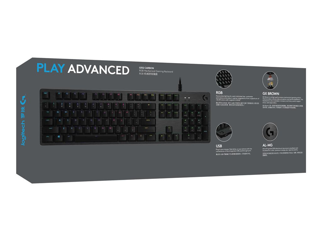 LOGI G512 Carbon GX Brown CARBON (PAN)