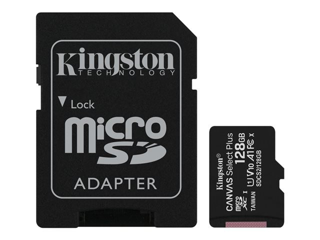 BildeKINGSTON 128GB micSDXC Canvas SelectPlus