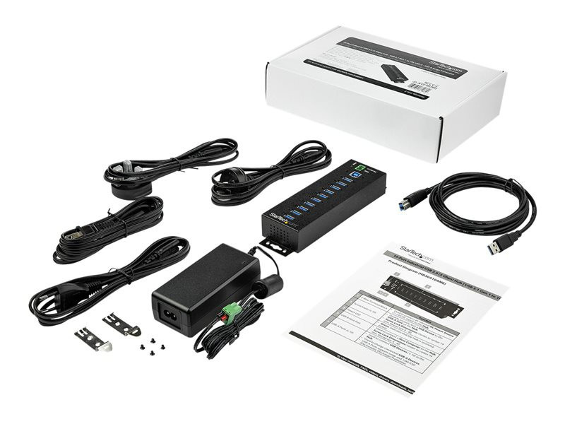 BildeSTARTECH 10Pt Ind. USB3 Hub