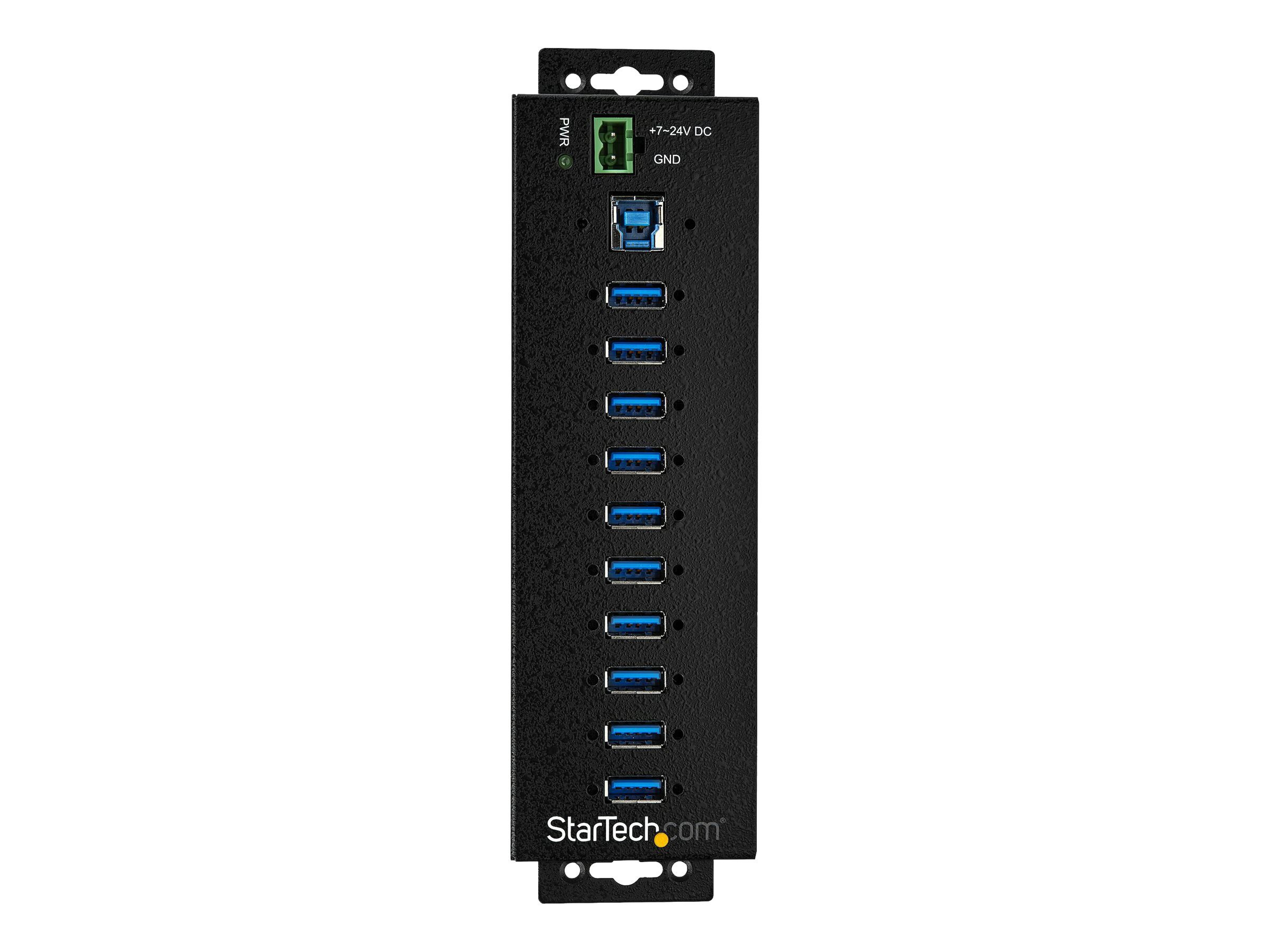 STARTECH 10Pt Ind. USB3 Hub