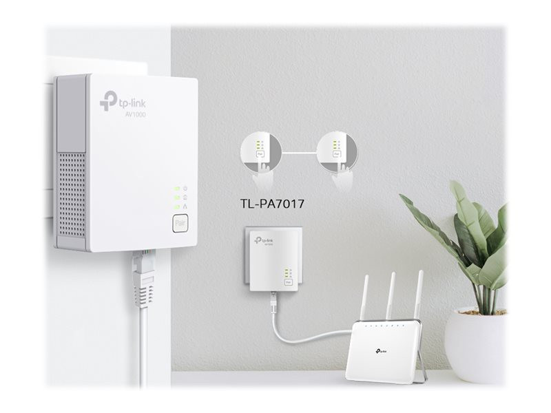 TP-LINK AV1000 Powerline Starter Kit 1Gb