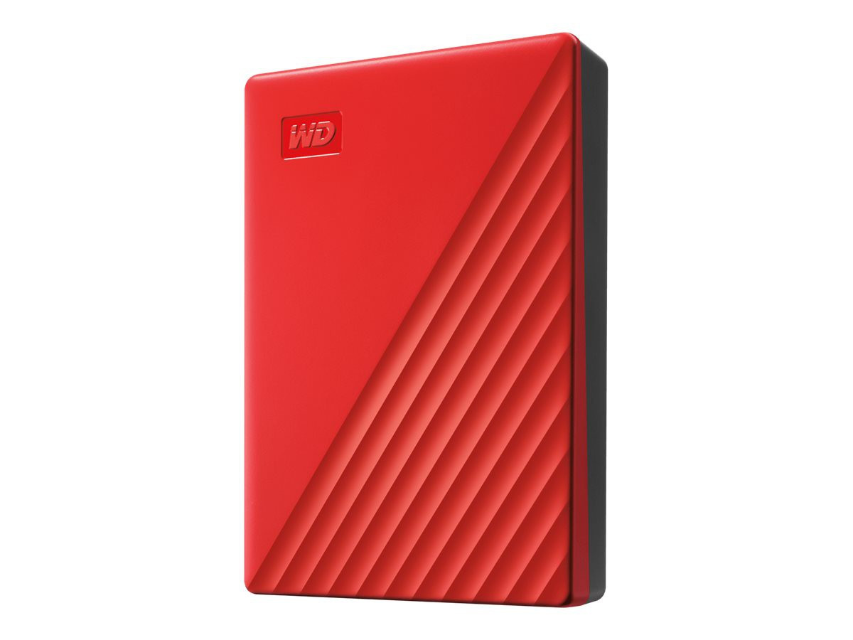WD My Passport 4TB portable HDD Red