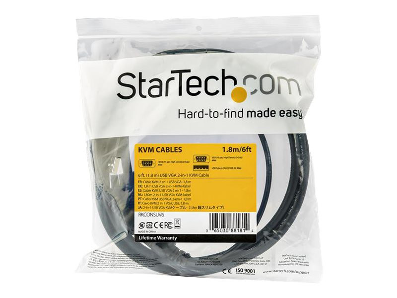 BildeSTARTECH 6 ft. 1.8m USB KVM Cable