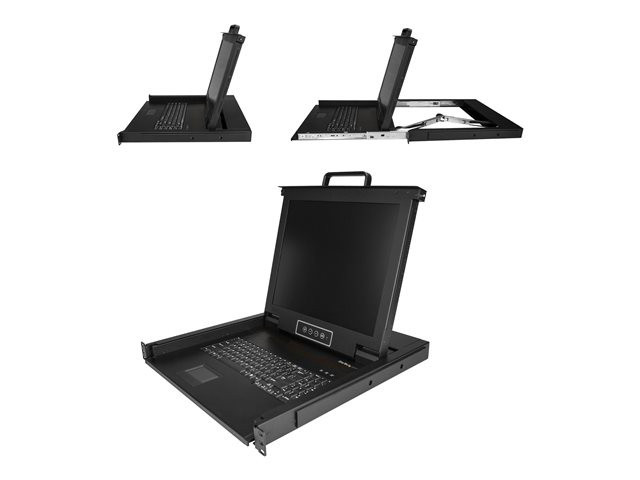 STARTECH 1U single server KVM console