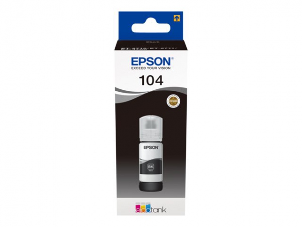 EPSON Ink C13T00P140 104 Black Ecotank