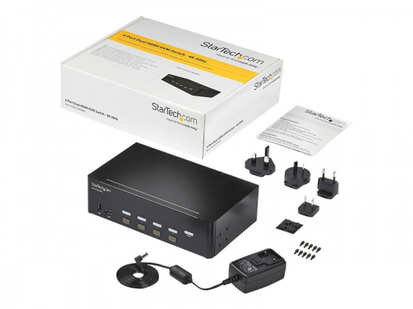STARTECH HDMI KVM 4K30 Dual Display