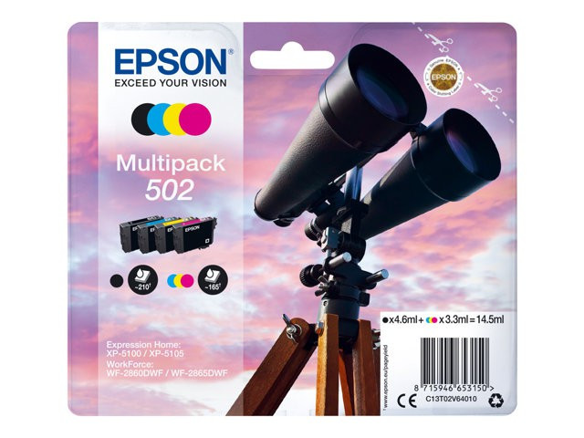EPSON Multipack 4-colours 502 Ink SEC
