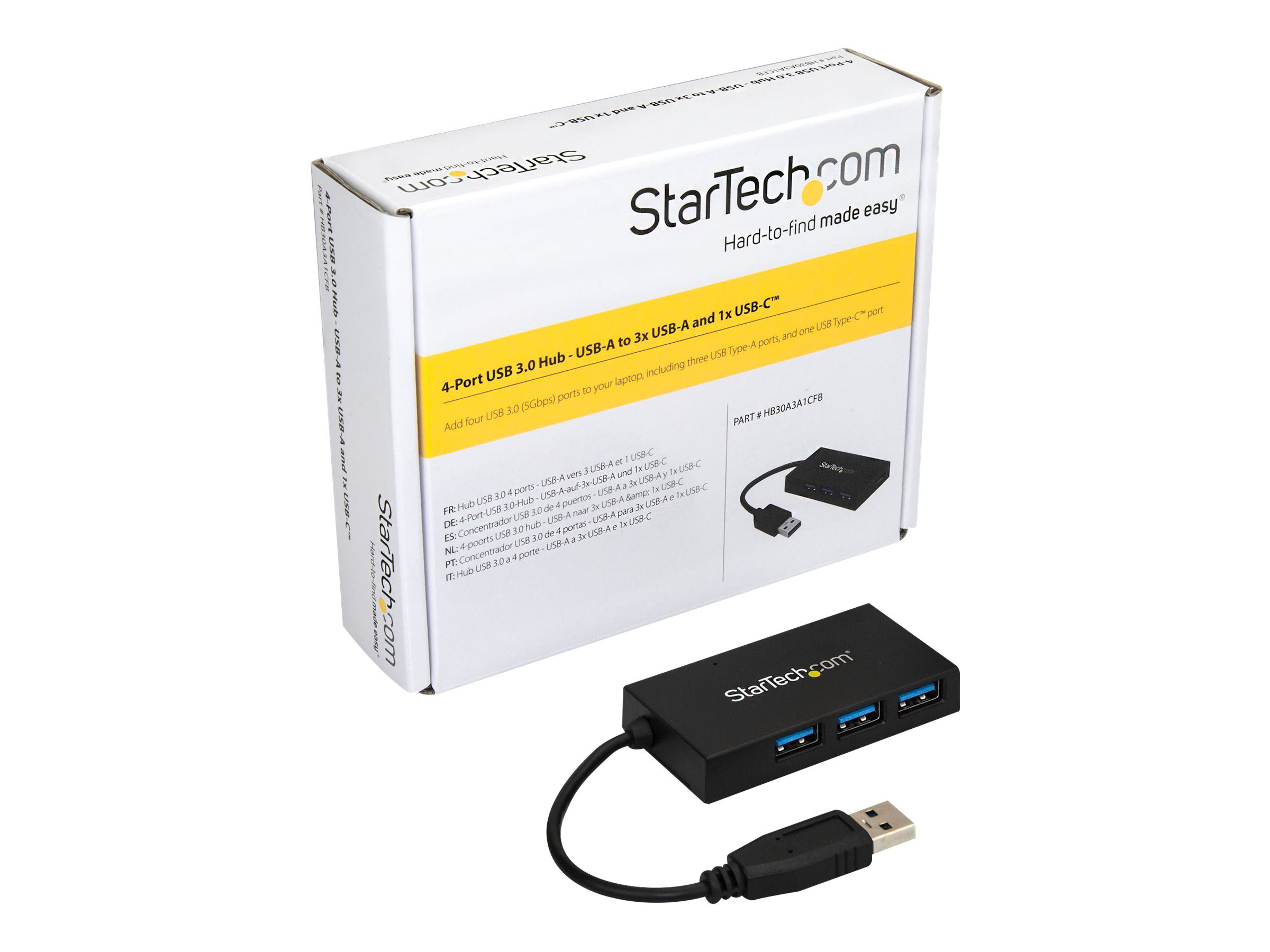 BildeSTARTECH 4-Port USB Hub - USB 3.0