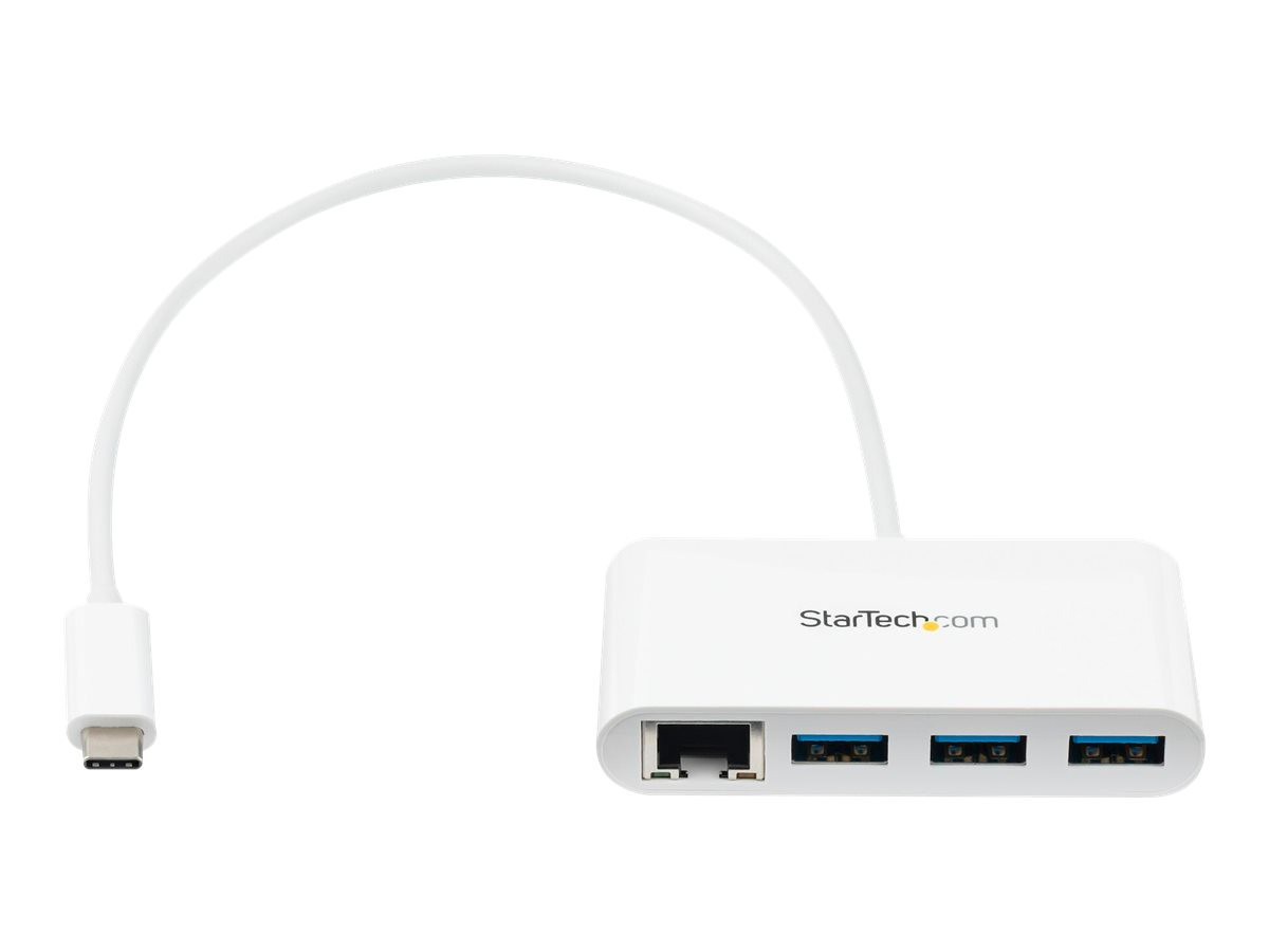 BildeSTARTECH 3-Port USB-C Hub with Gigabit
