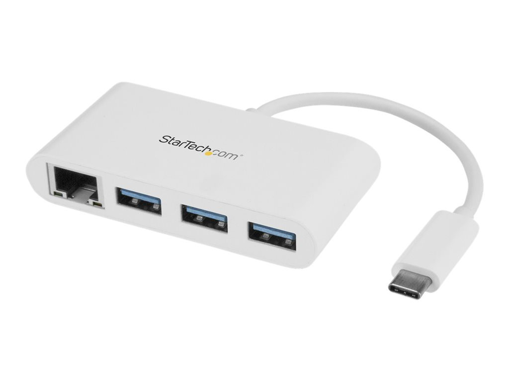 STARTECH 3-Port USB-C Hub with Gigabit