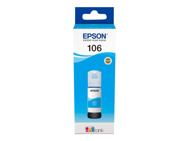 T106 EcoTank Cyan Ink bottle