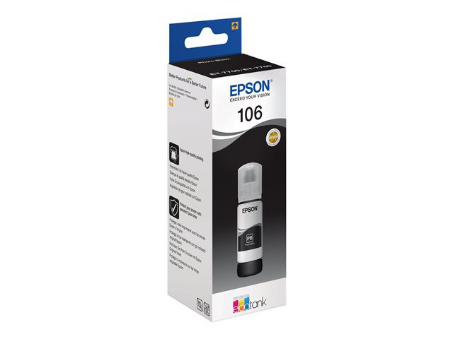 EPSON Ink C13T00R140 106 Black Ecotank