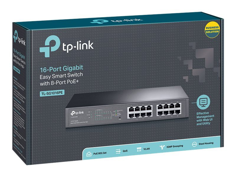 TP-LINK 16-Port Gigabit Desktop/Rackmnt