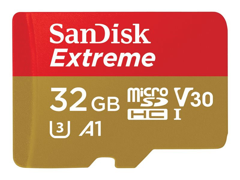 BildeSANDISK Extreme microSDHC 32GB + SD Adap