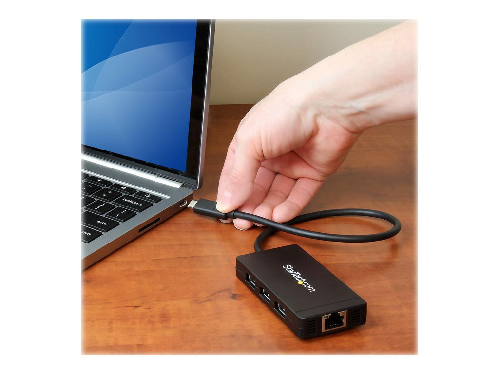 STARTECH 3-Port USB 3.0 Hub with USB-C