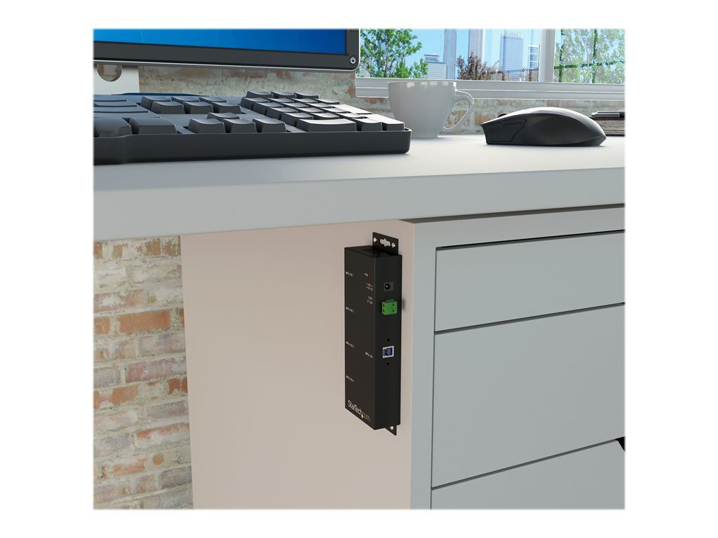 STARTECH Mountable 4-Port Rugged Industr