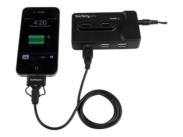 STARTECH 7 Port USB 3.0/2.0 Hub with Cha