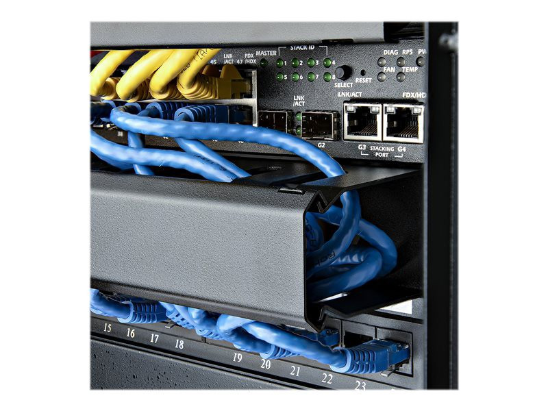 STARTECH 1U 19in Finger Duct Rack Cable