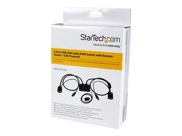 STARTECH SV211USB 2 Port USB VGA Cable