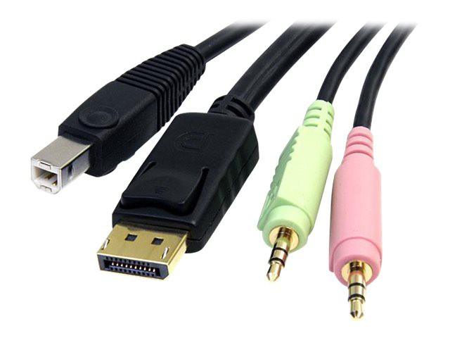 STARTECH DP4N1USB6 6ft 4-in-1 USB Displa