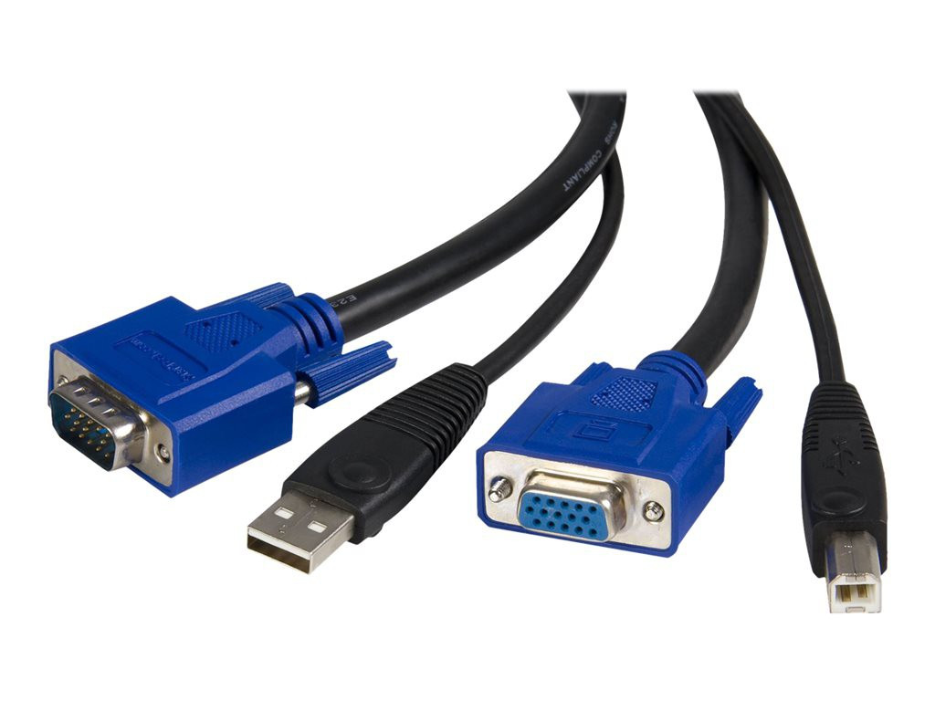 STARTECH SVUSB2N1 6 6 Ft. USB+VGA 2-in-1