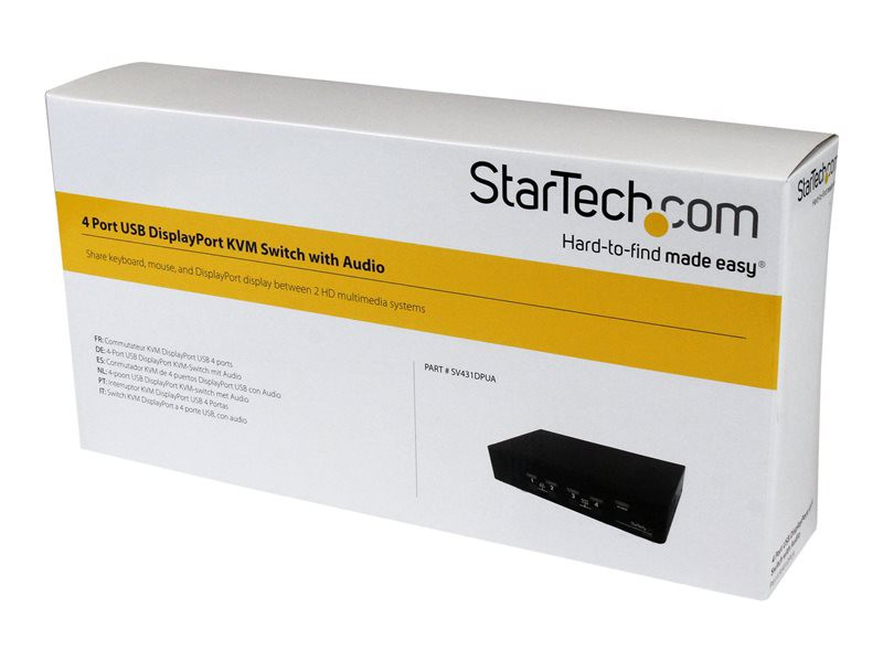 BildeSTARTECH SV431DPUA 4 Port DisplayPort KV