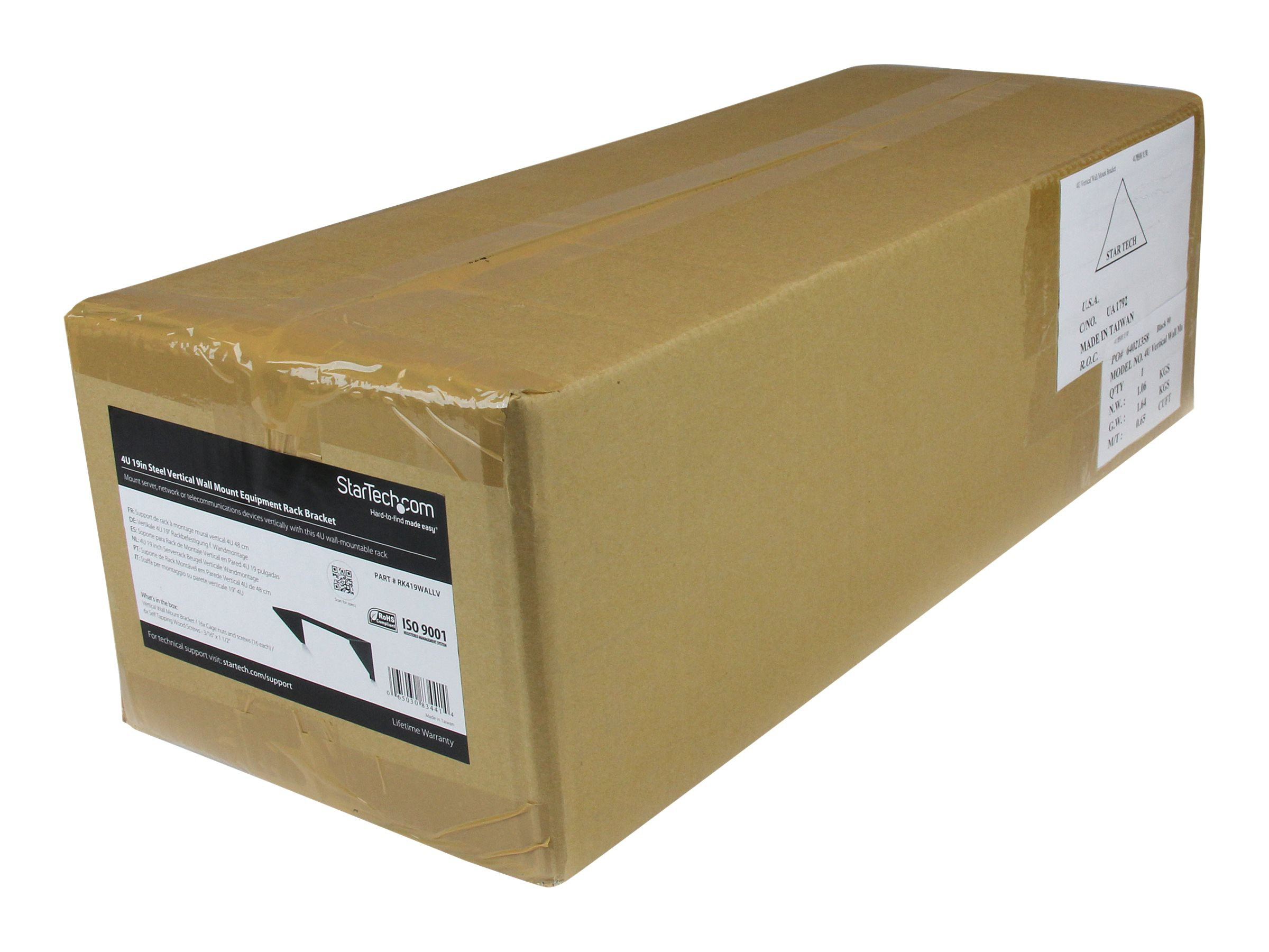 STARTECH RK419WALLV 4U 19in Deep Vertica