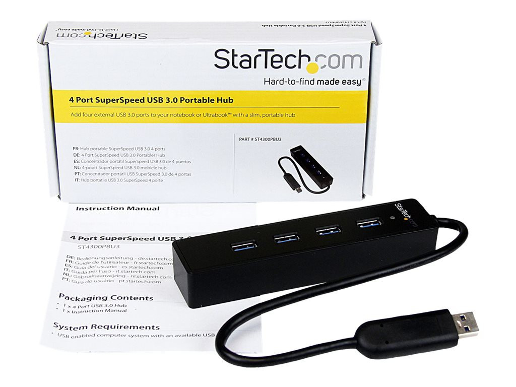 STARTECH ST4300PBU3 4 Port SuperSpeed