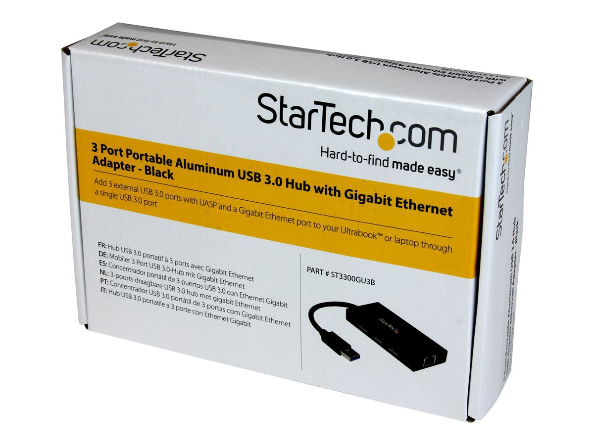 STARTECH ST3300GU3B USB 3.0 to 3-port