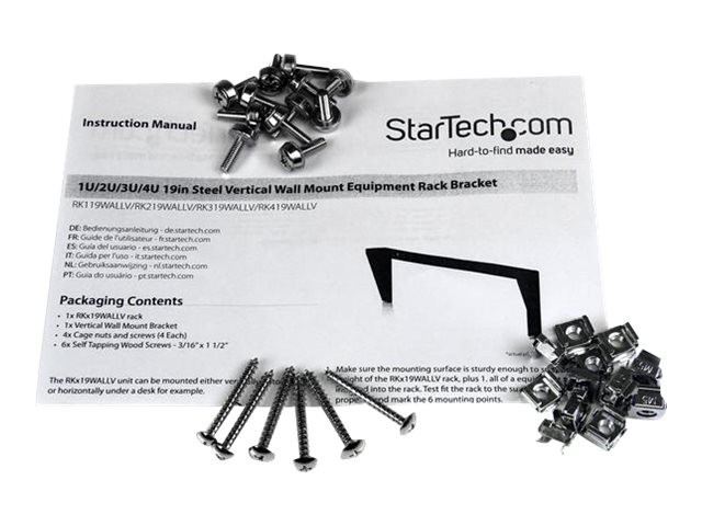 STARTECH RK219WALLV 2U 19in Deep Vertica