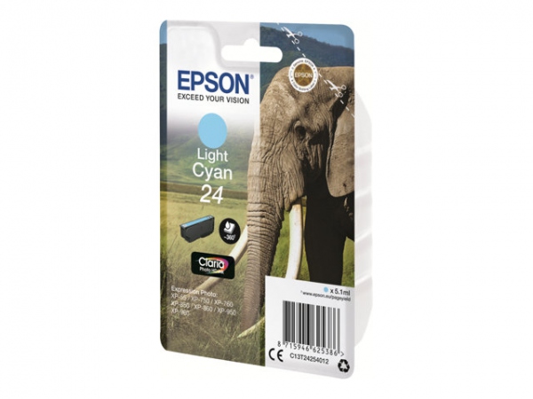 Blekk Epson 24 C13T24254012 Cyan