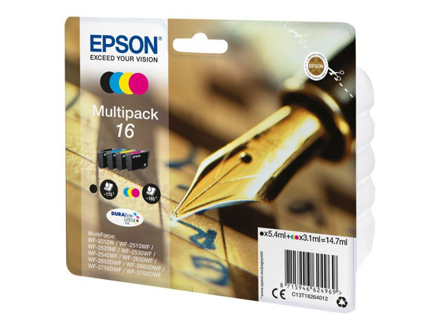EPSON 16 ink cartridge black + tri-col