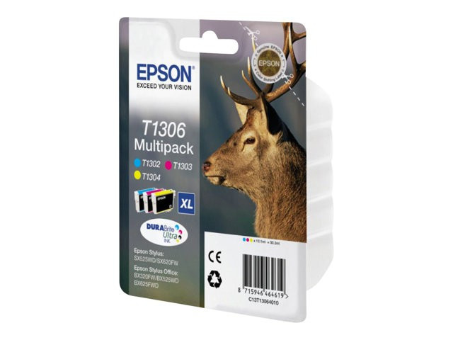BildeBlekk Epson T1306 C13T13064022 Cmy (3 stk)