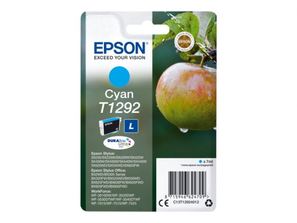 Blekk Epson T1292 C13T12924012 Cyan