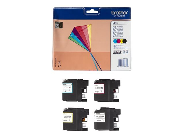 BildeBlekk Brother Lc223 Value Sort+Cmy (4 stk)