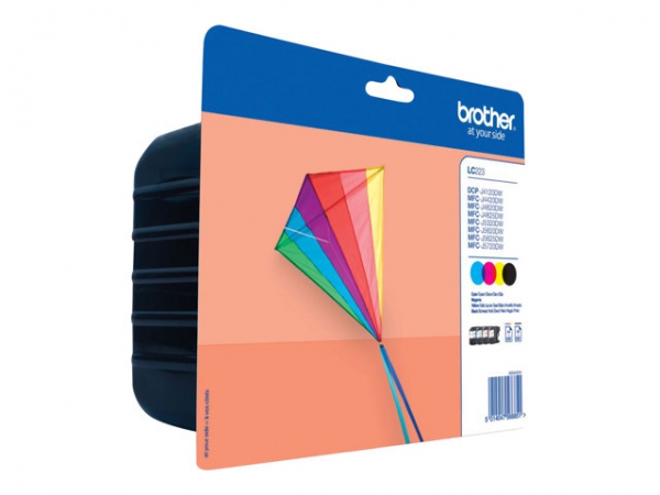 Blekk Brother Lc223 Value Sort+Cmy (4 stk)