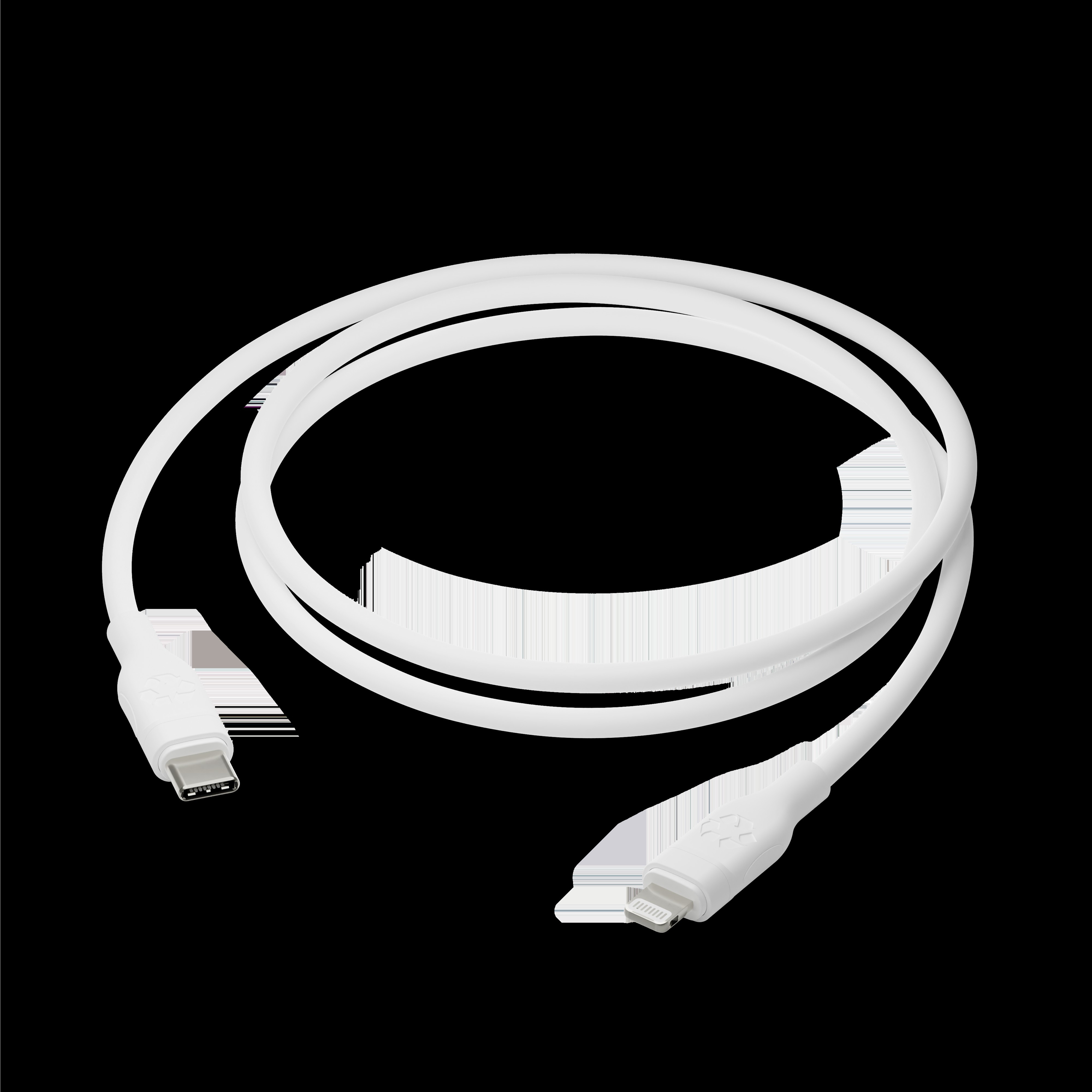 BildeCable - USB-C to MFI Lightning - TPE, White (1.2m)