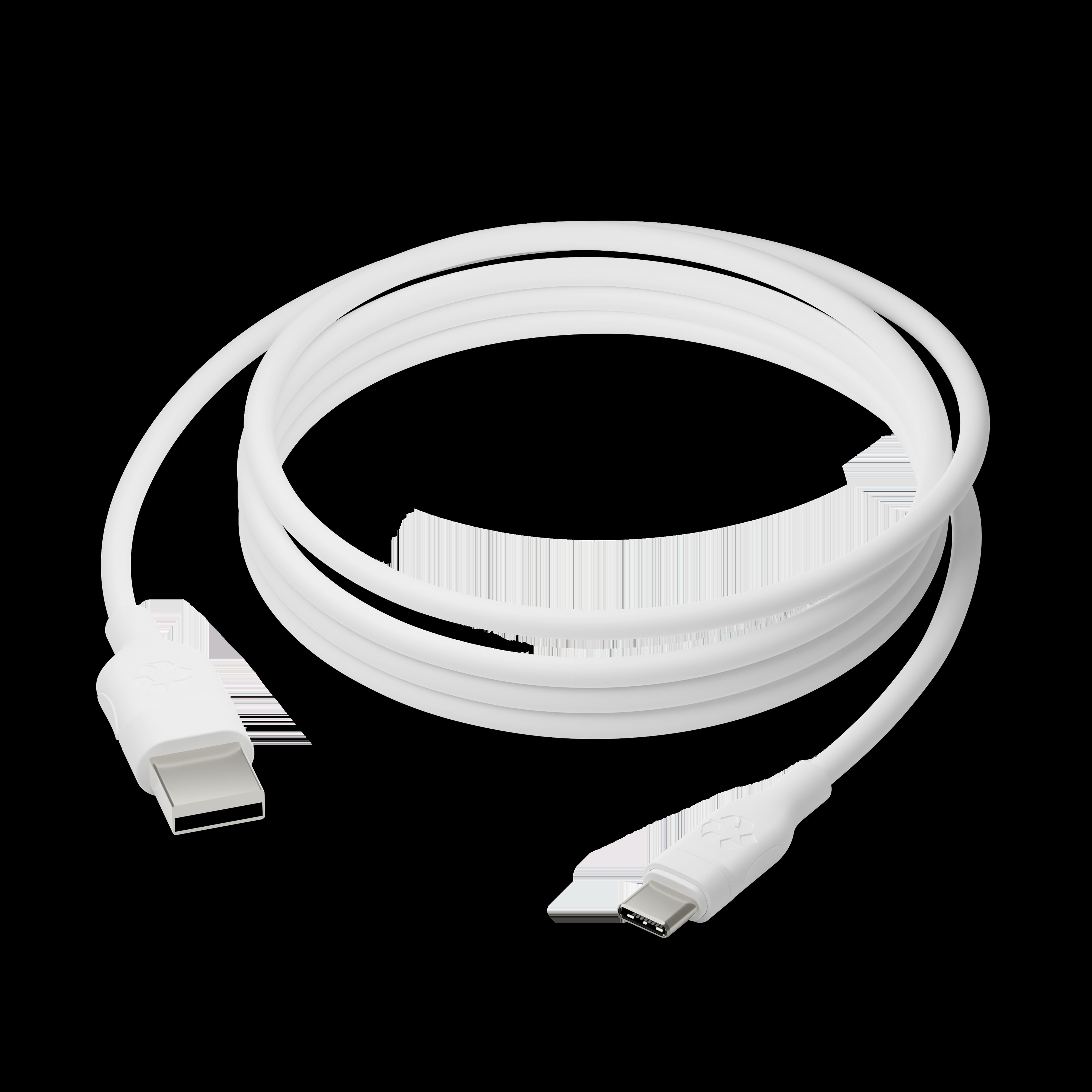 BildeRe-charge - Cable - USB-A to USB-C - TPE, White (2.5m)
