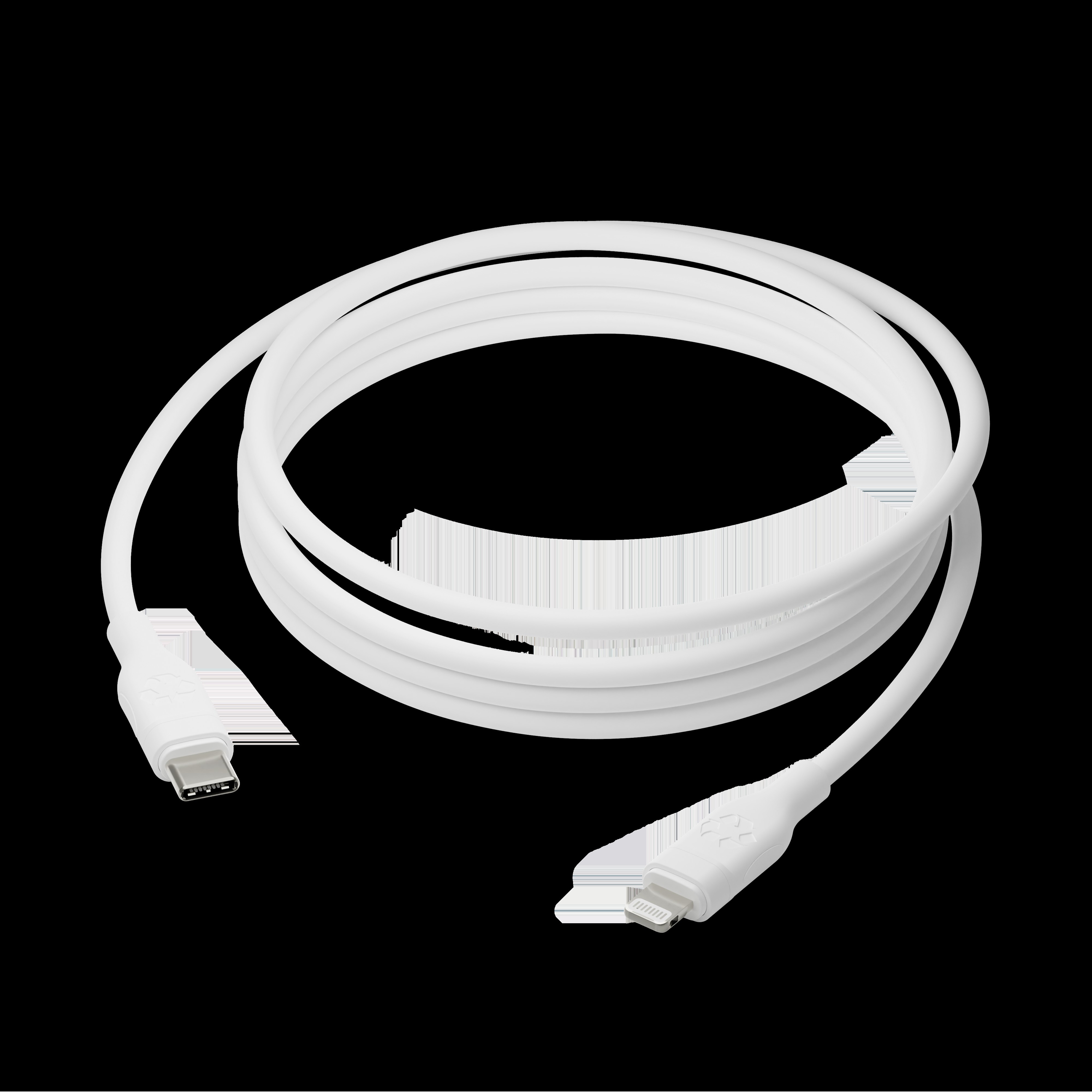 BildeCable - USB-C to MFI Lightning - TPE, White (2.5m)