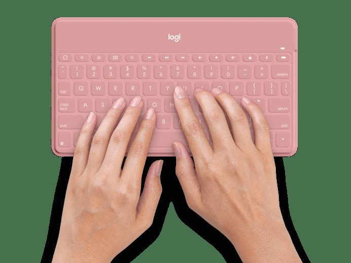 Logitech Keys-To-Go, Blush Pink (Nordic)