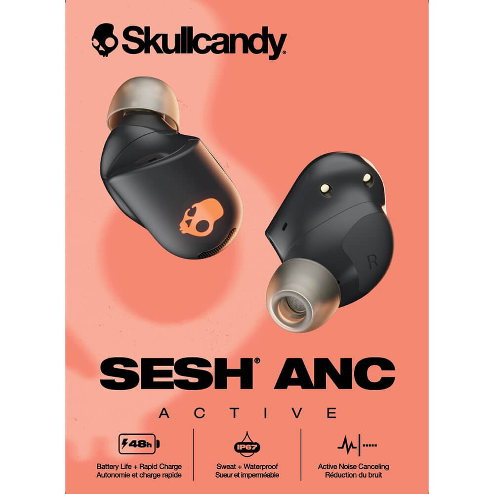 SKULLCANDY Headphone Sesh Active ANC TWS In-Ear Svart/Orange