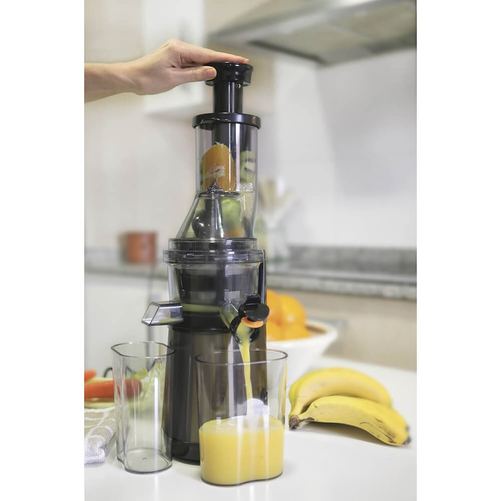 BLACK+DECKER Slow Juicer Brushed