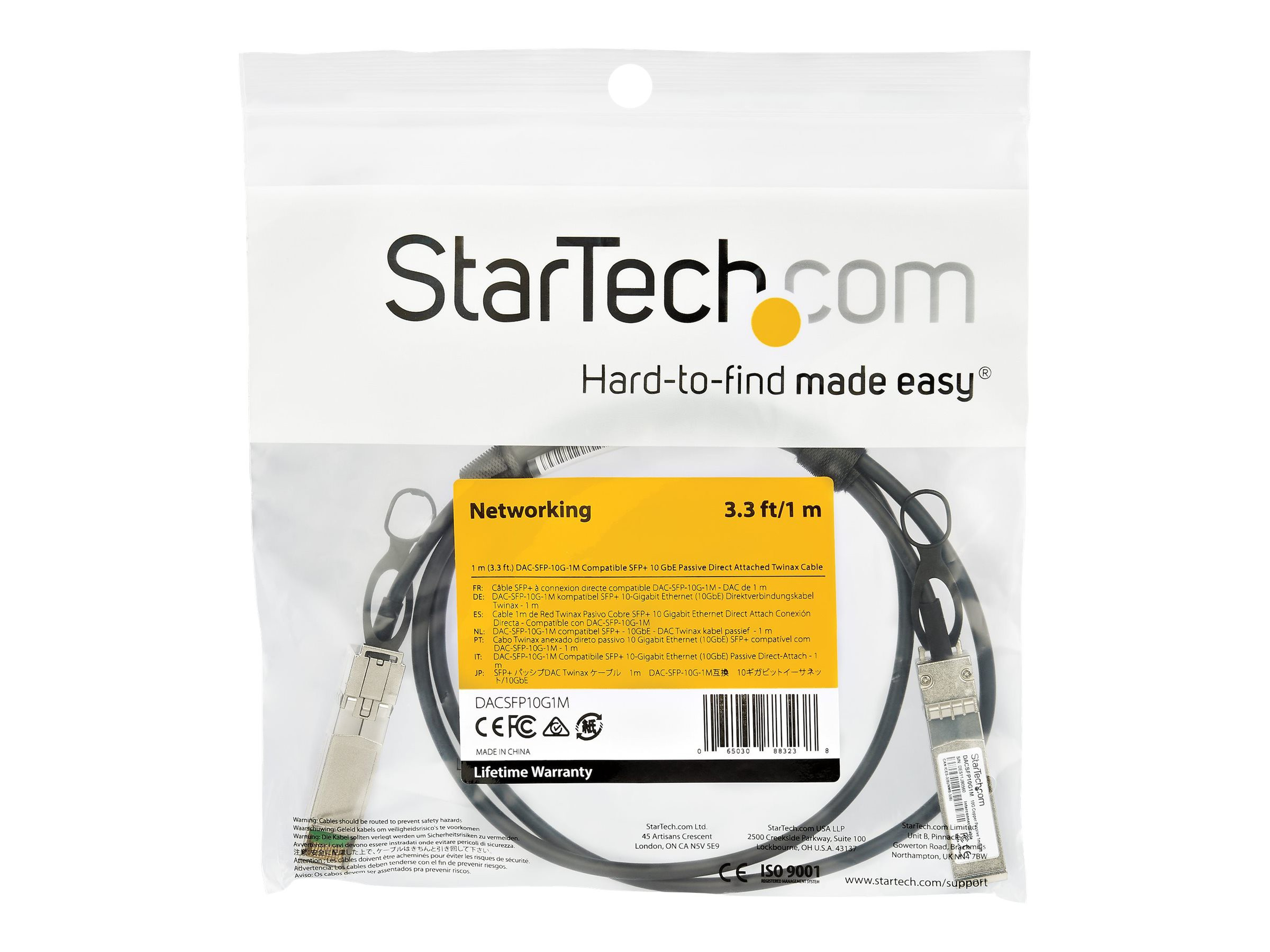 STARTECH Dell EMC DAC-SFP-10G-1M