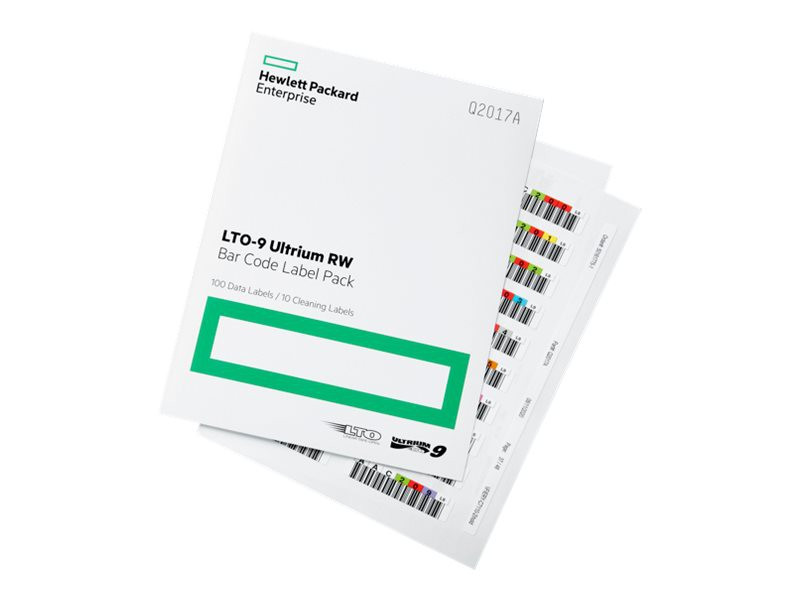 BildeHPE LTO-9 Ultrium RW Bar Code Label Pack