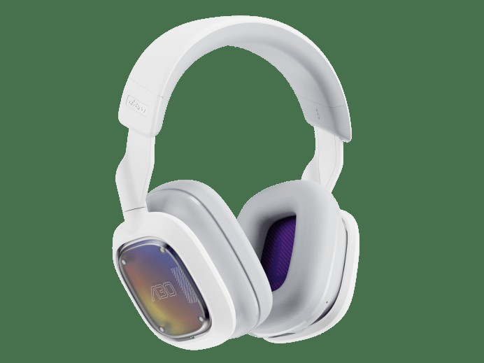A30 Wireless Gaming Headset, White/Purple XBOX
