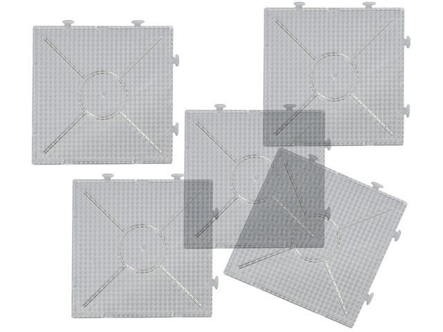 BildePerler Playbox Perleplater Kvadrat (10 stk)