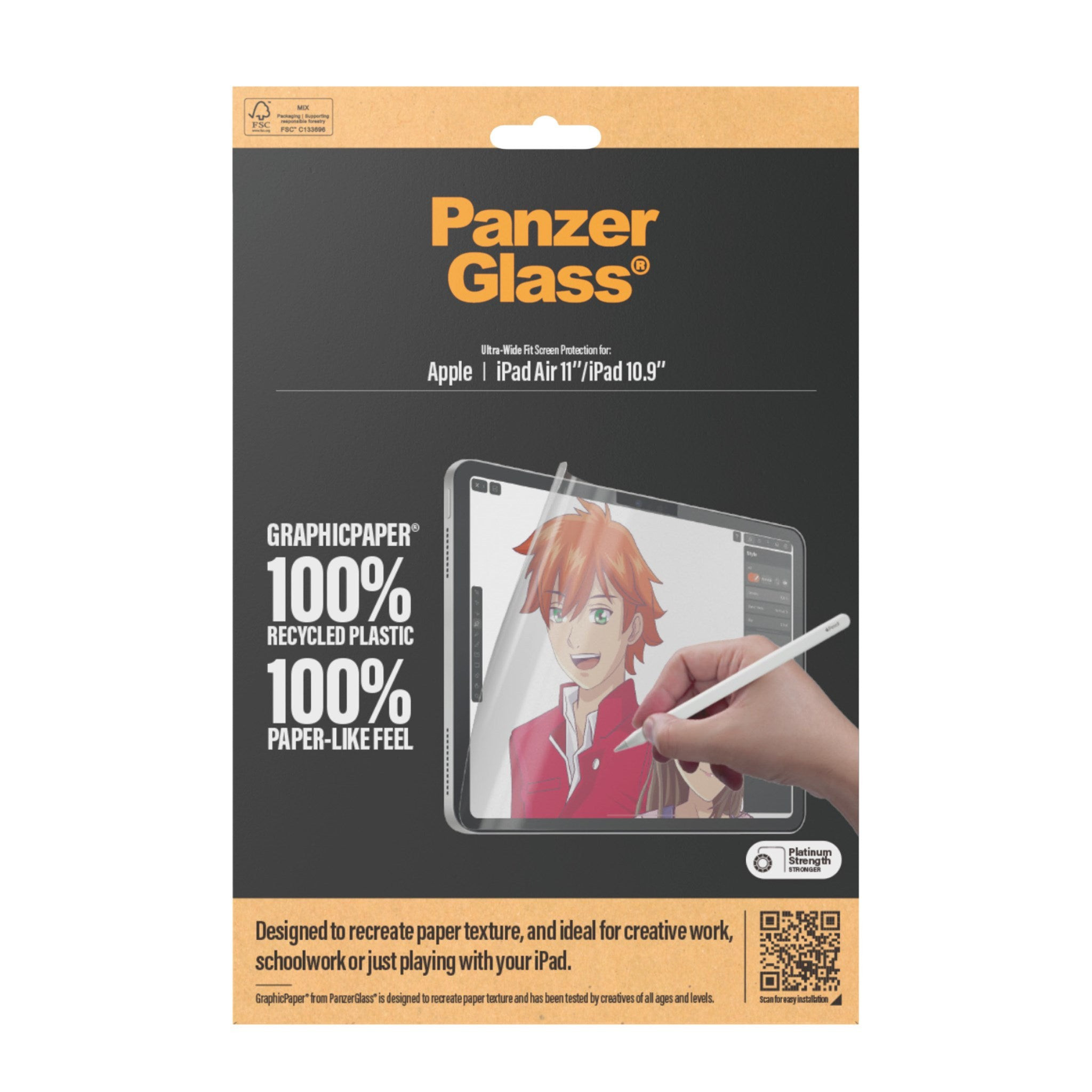 PanzerGlass GraphicPaper iPad Air 10.9" 2024 iPad 10.9" Ultr