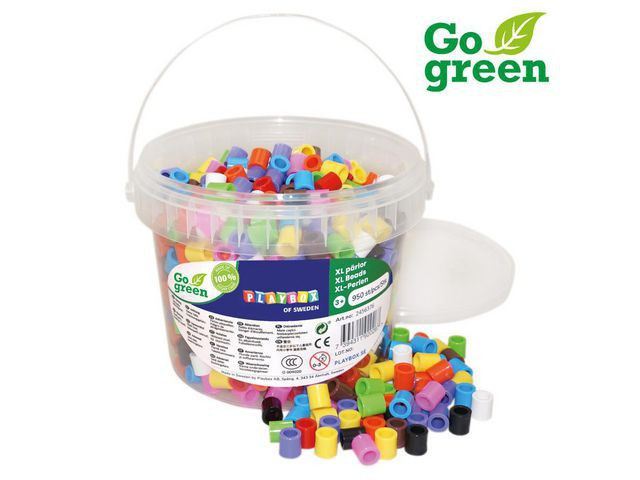 BildePerler Playbox Xl 10 Farger Mix (900 stk)