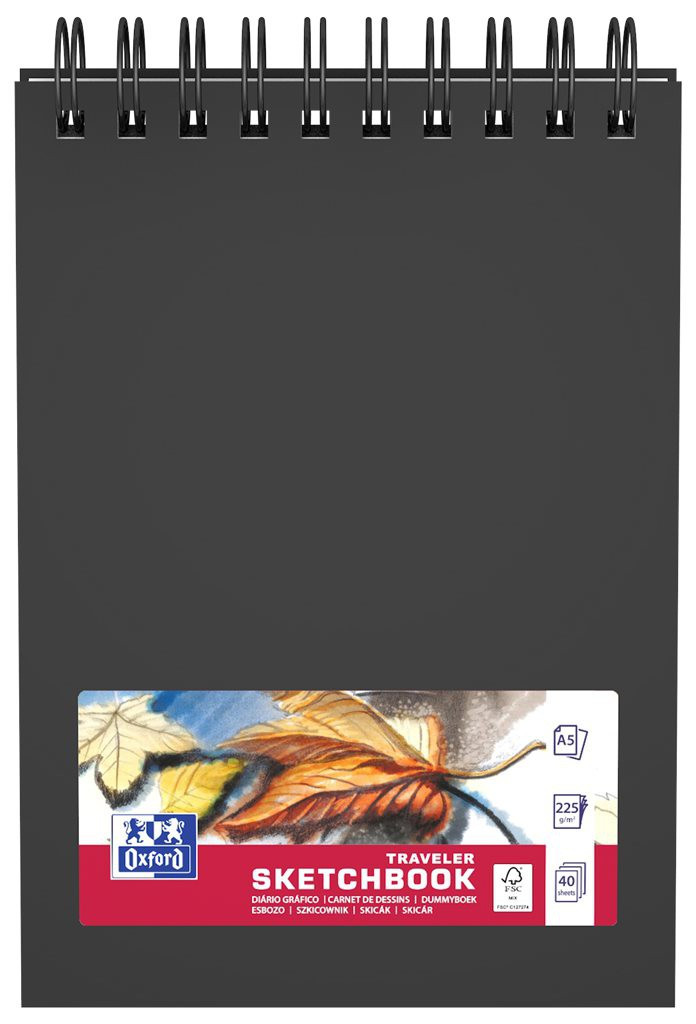 BildeOxford Sketching Pad A5/40S 225G TW